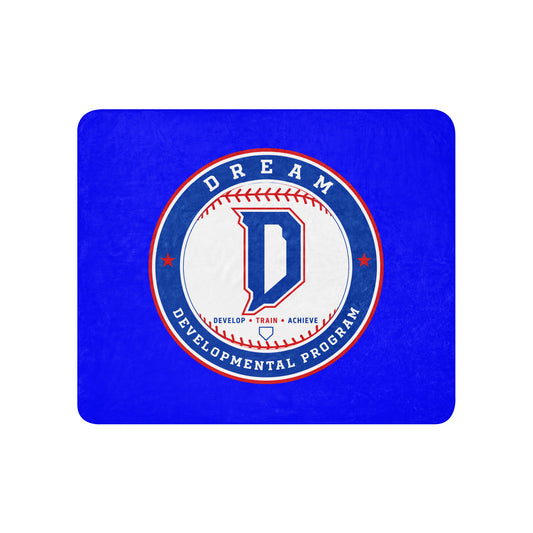 Sherpa Blanket | Dream Developmental Program | Badge Logo