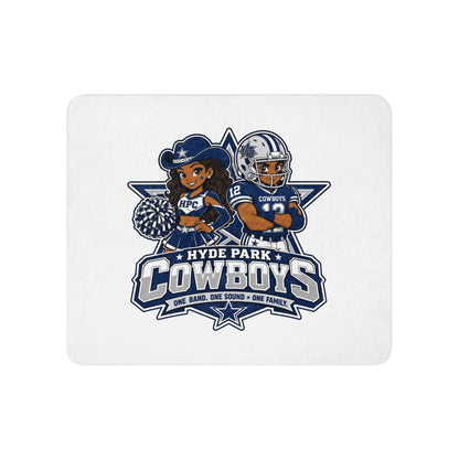 Sherpa Blanket | Hyde Park Cowboys | Vanguard Logo