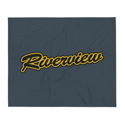 Throw Blanket | 12U Riverview Raiders | Emblem Logo