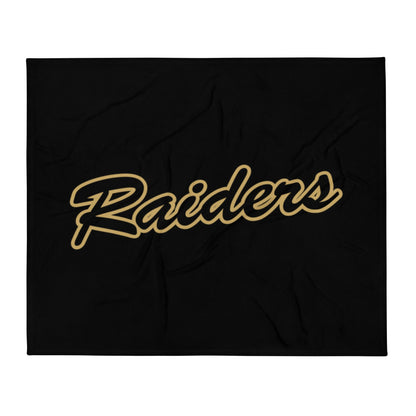 Throw Blanket | 12U Riverview Raiders | Script Logo