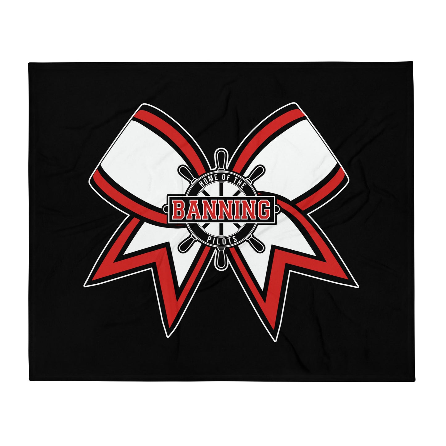 Throw Blanket | BHS Coed Cheer | Bow Logo