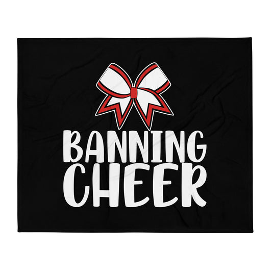Throw Blanket | BHS Coed Cheer | Banning Cheer Logo