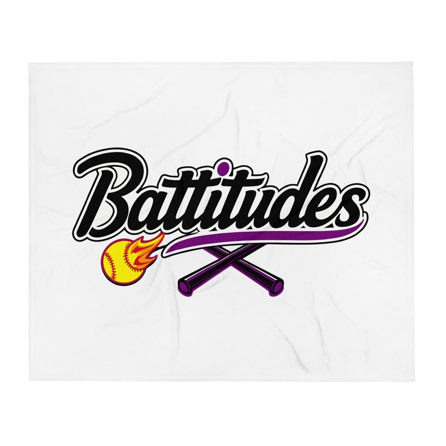 Throw Blanket | Battitudes | Crest Logo