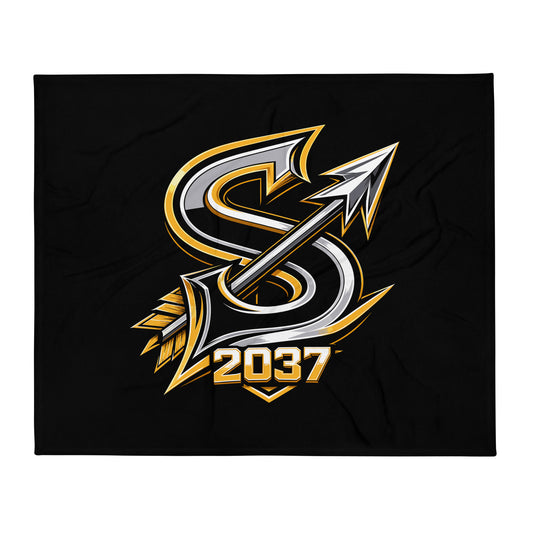 Throw Blanket | 2037 Sachem Arrows | Arrowhead Crest Logo