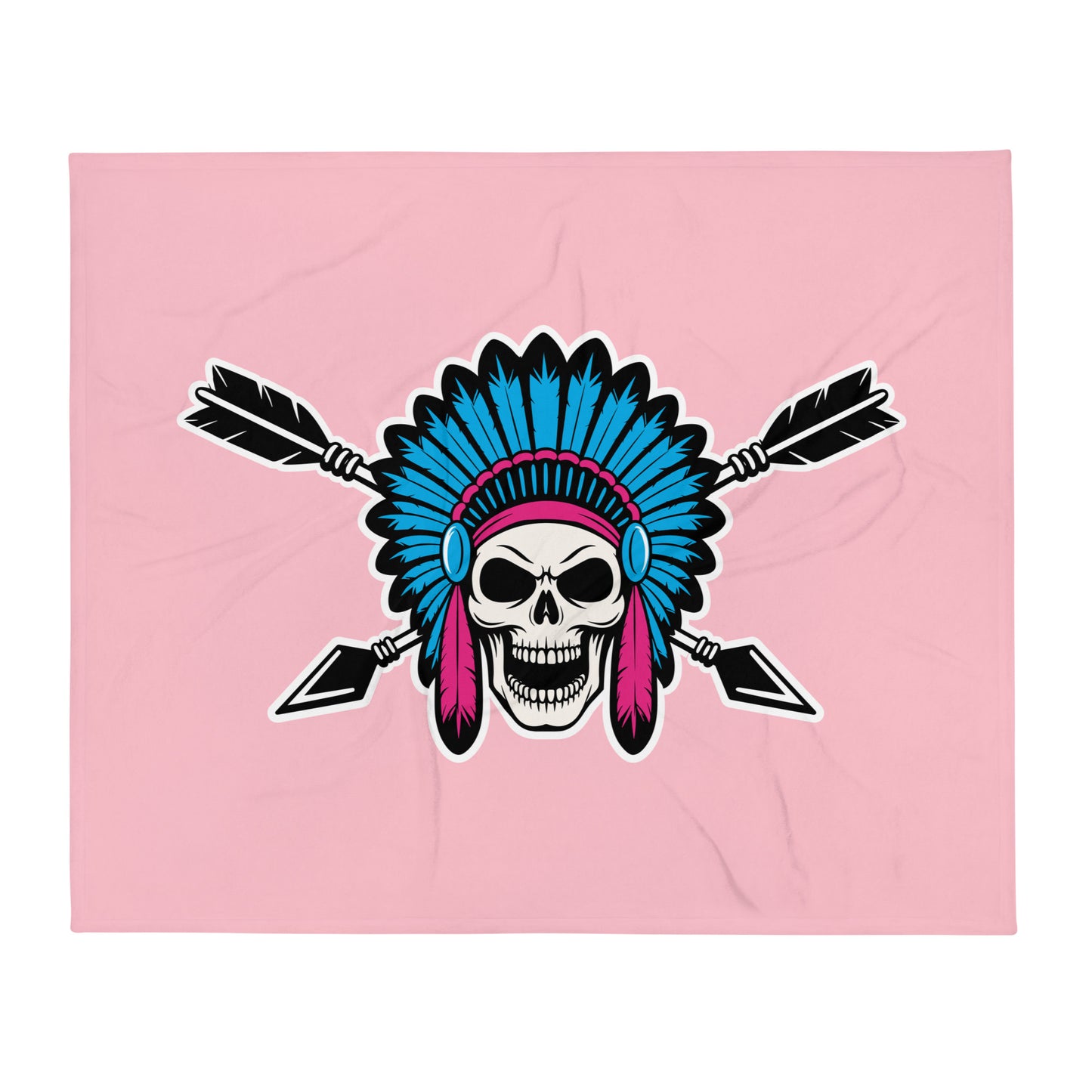 Throw Blanket | Savage Softball | Chief Skullcrest Logo
