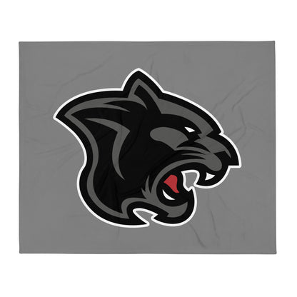 Throw Blanket | Samuel Fels Football | Panther Mark Logo