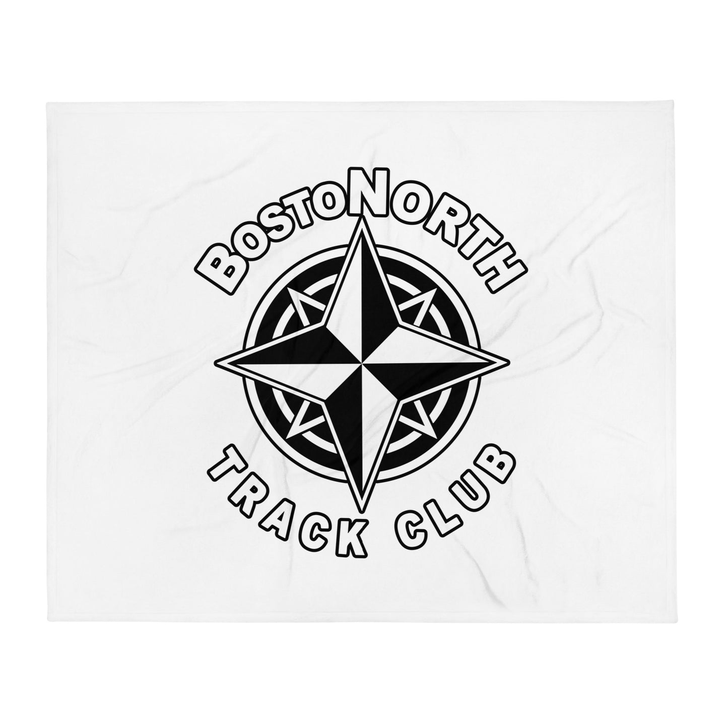 Throw Blanket | Boston-North Track Club | Crest Logo