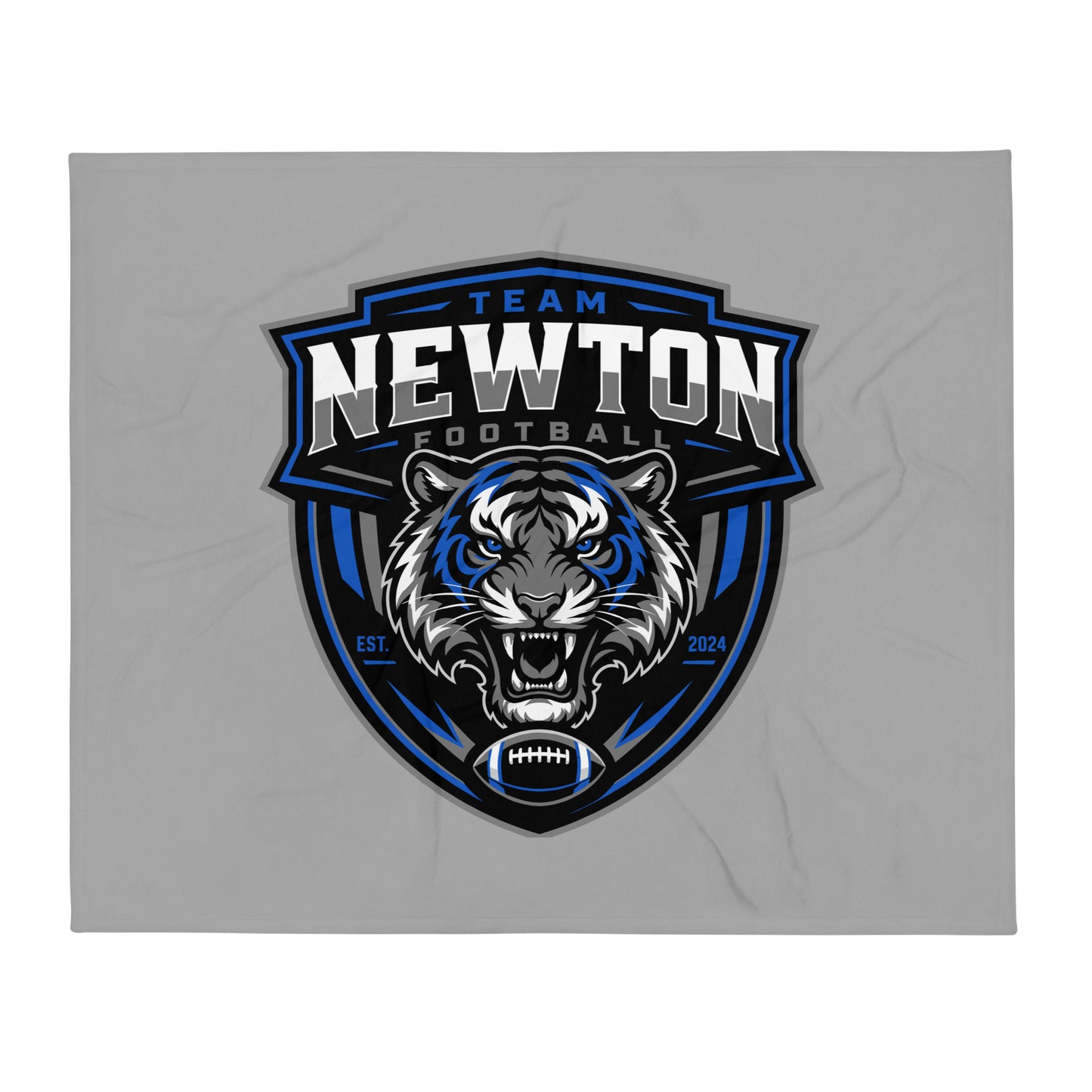 Throw Blanket | Newton Youth football league | Shield Logo