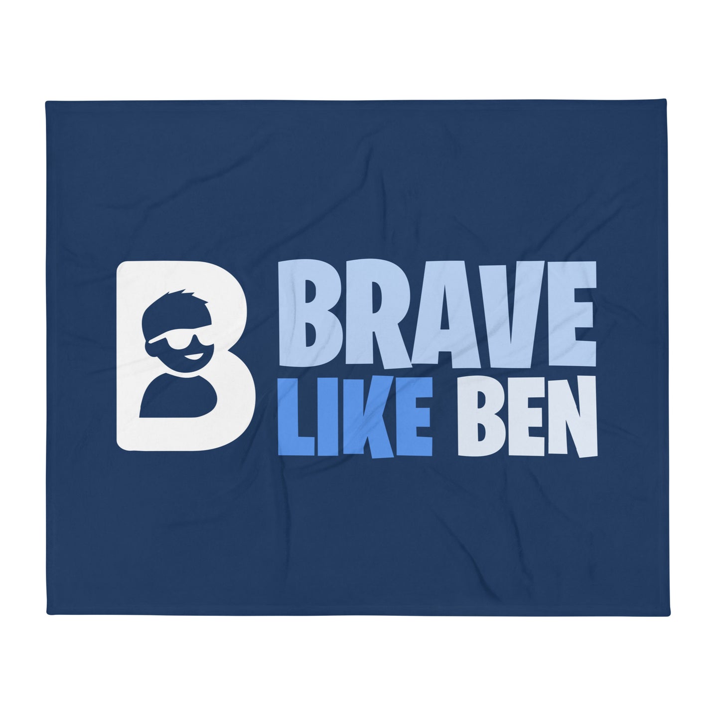 Throw Blanket | Brave Like Ben | Valor Logo