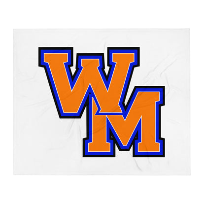 Throw Blanket | West Memphis Community Christian College Gators | Vanguard Logo