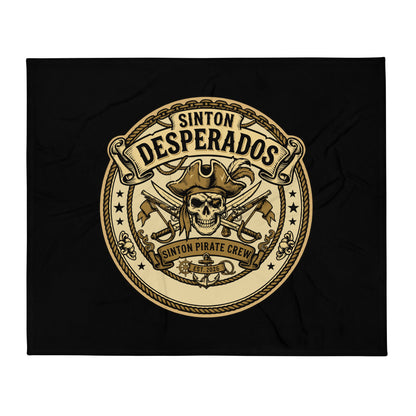 Throw Blanket | Sinton Desperados Baseball | Badge Logo