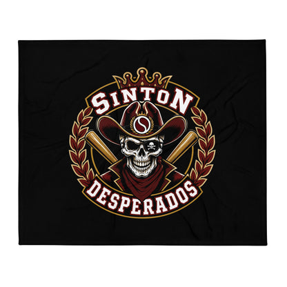 Throw Blanket | Sinton Desperados Baseball | Ridge Varsity Logo