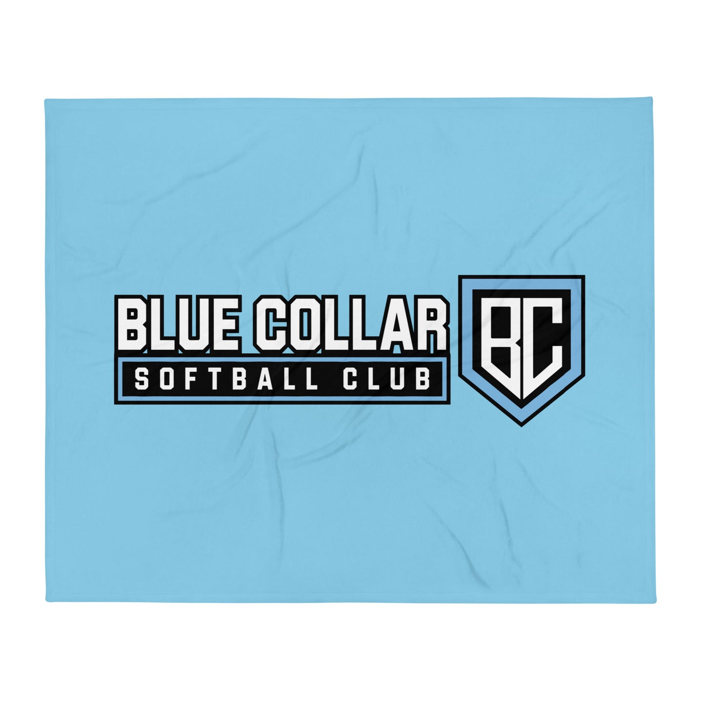 Throw Blanket | Blue Collar Softball 2034 | Vanguard Logo