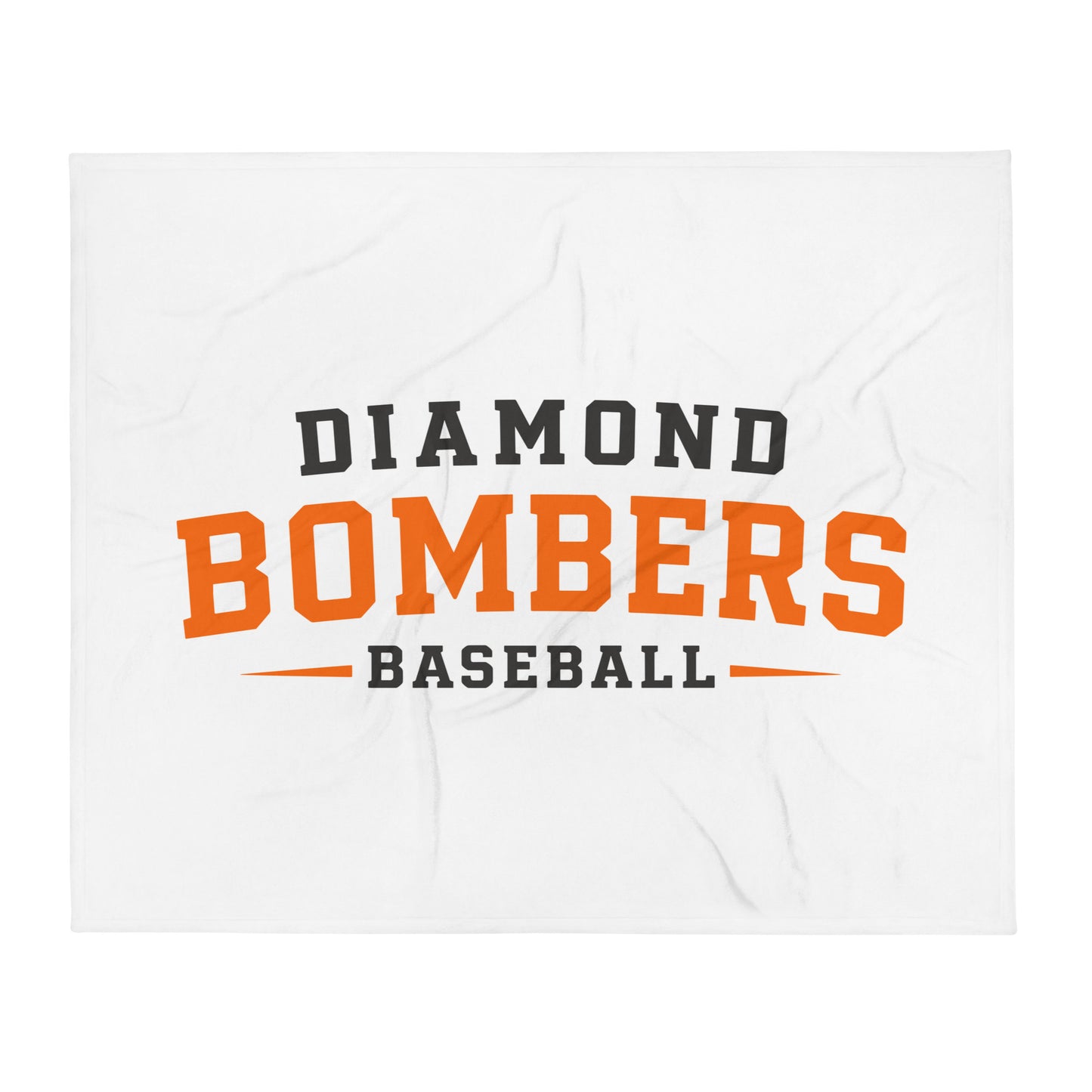 Throw Blanket | Diamond Bombers | Modern Script Logo