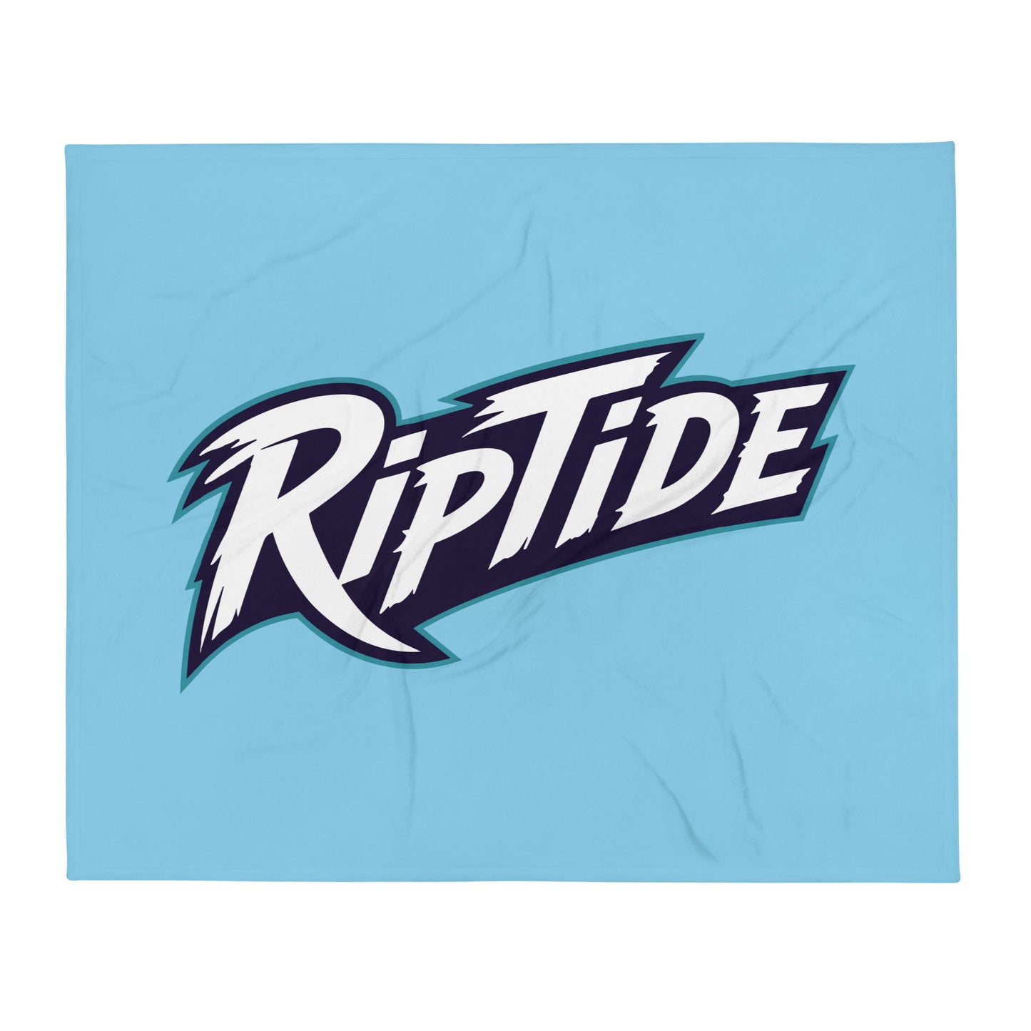 Throw Blanket | RipTide Softball | Modern Script Logo