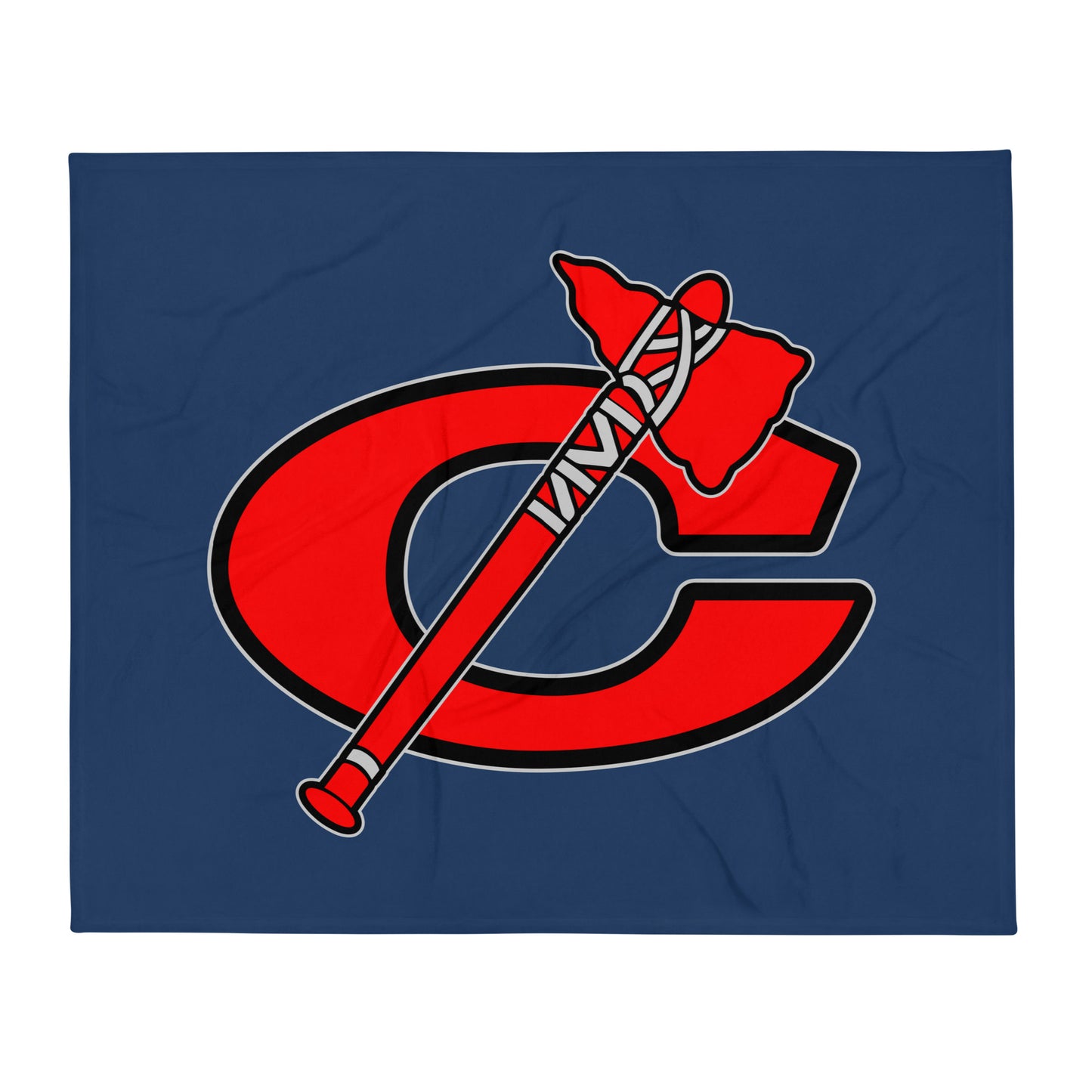 Throw Blanket | Tomahawks | Emblem Logo
