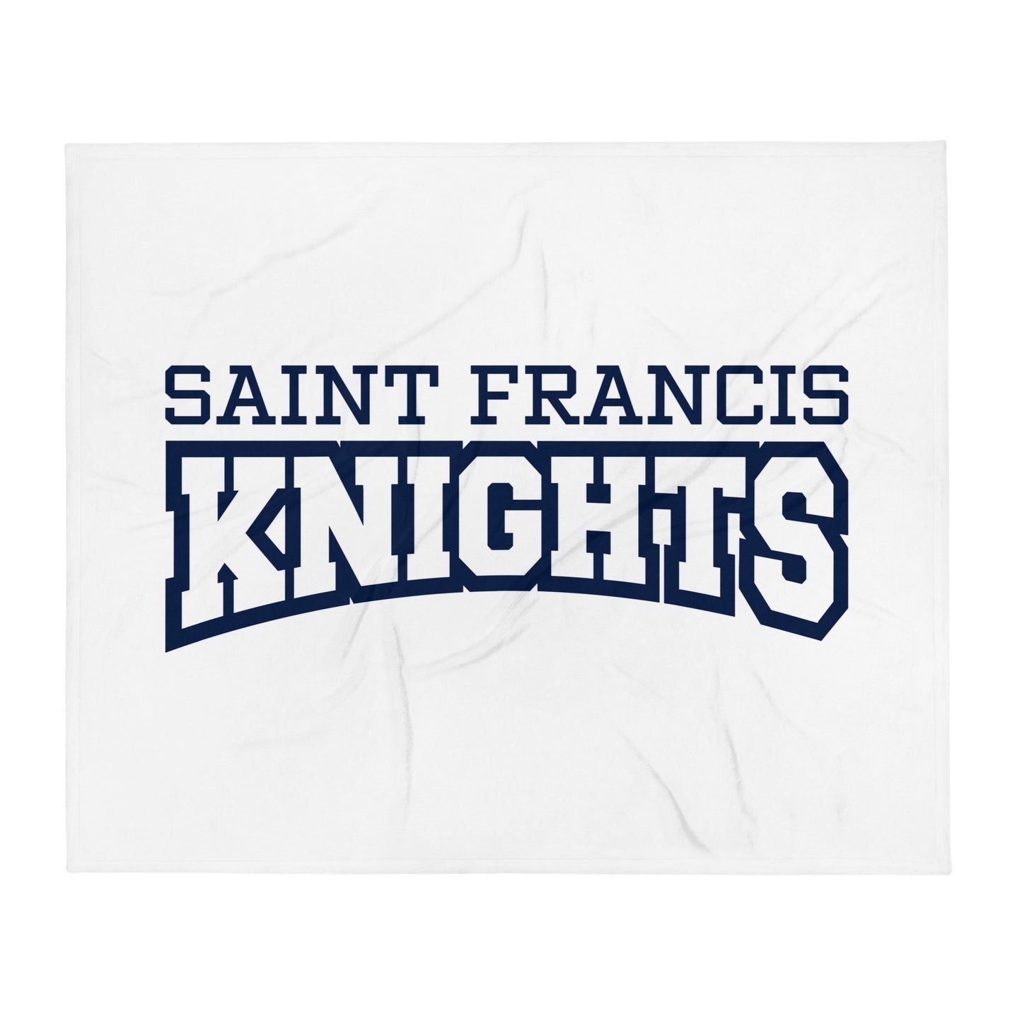 Throw Blanket | Saint Francis School | Modern Script Logo