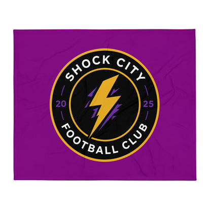 Throw Blanket | Shock City FC | Badge Logo