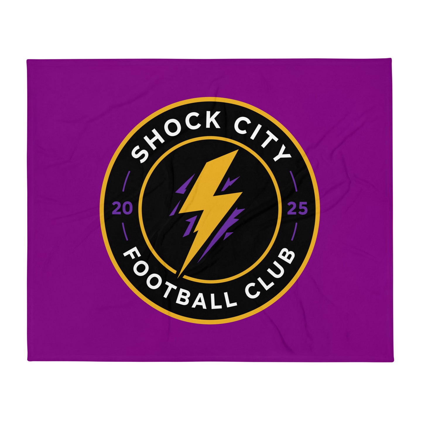 Throw Blanket | Shock City FC | Badge Logo