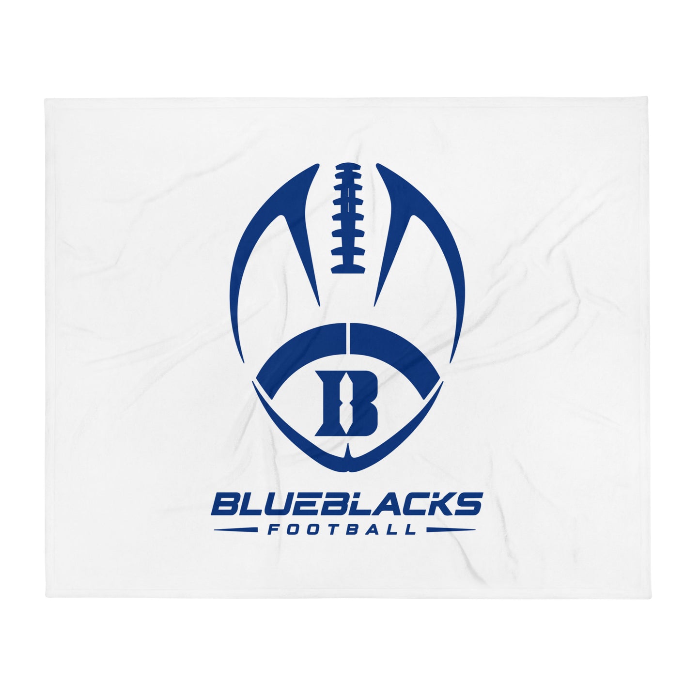 Throw Blanket | Blueblacks Football Club | Emblem Logo