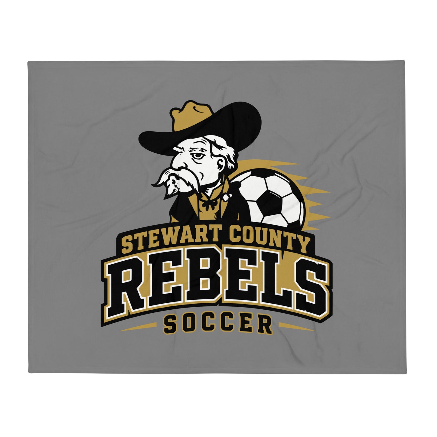 Throw Blanket | Stewart County Soccer | Crest Logo