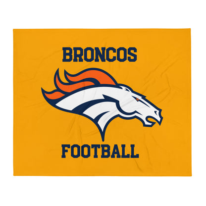 Throw Blanket | Rapid City Broncos - BHYFL | Cresst Logo