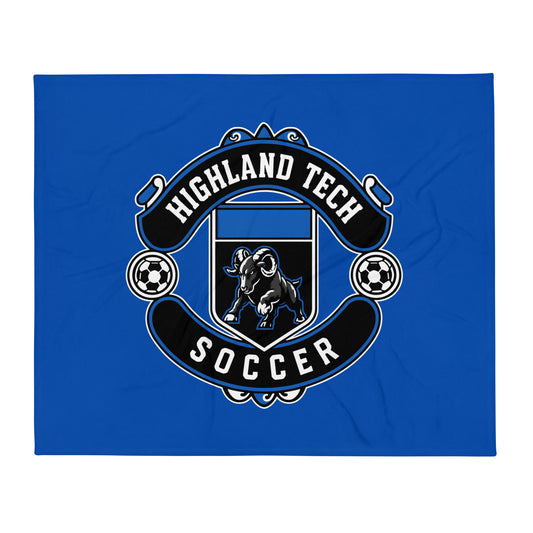 Throw Blanket | Highland Soccer | Emblem Logo