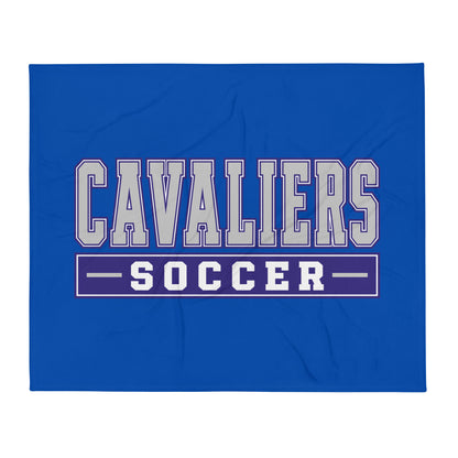 Throw Blanket | STM Soccer | Modern Script Logo