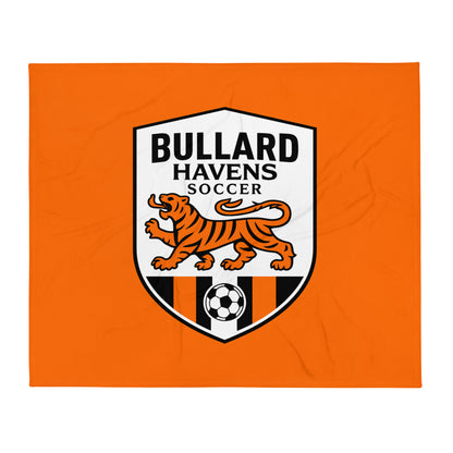 Throw Blanket | Bullard Havens Boys Soccer | Shield Logo