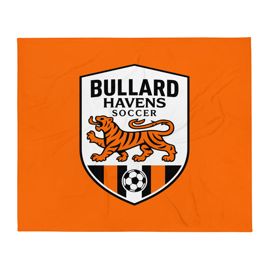 Throw Blanket | Bullard Havens Boys Soccer | Shield Logo