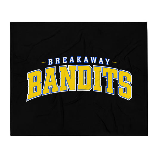 Throw Blanket | Breakaway Bandits Softball Club | Emblem Logo