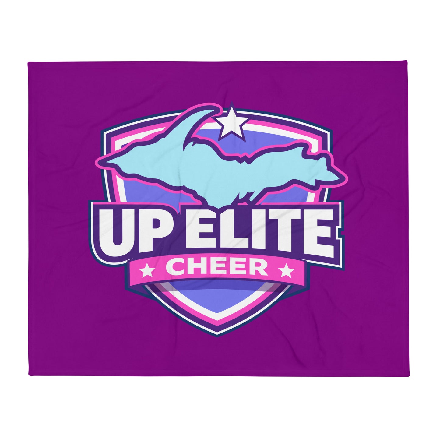 Throw Blanket | UP Elite Cheer | Shield Logo