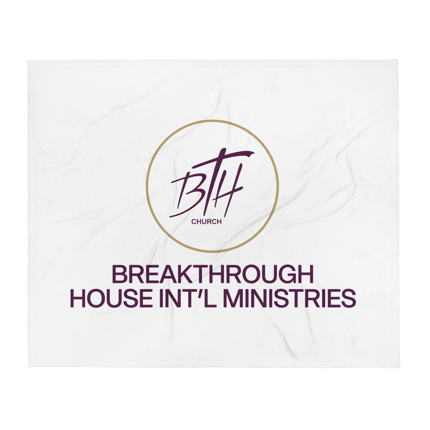 Throw Blanket | Breakthrough House International Ministries | Crest Logo