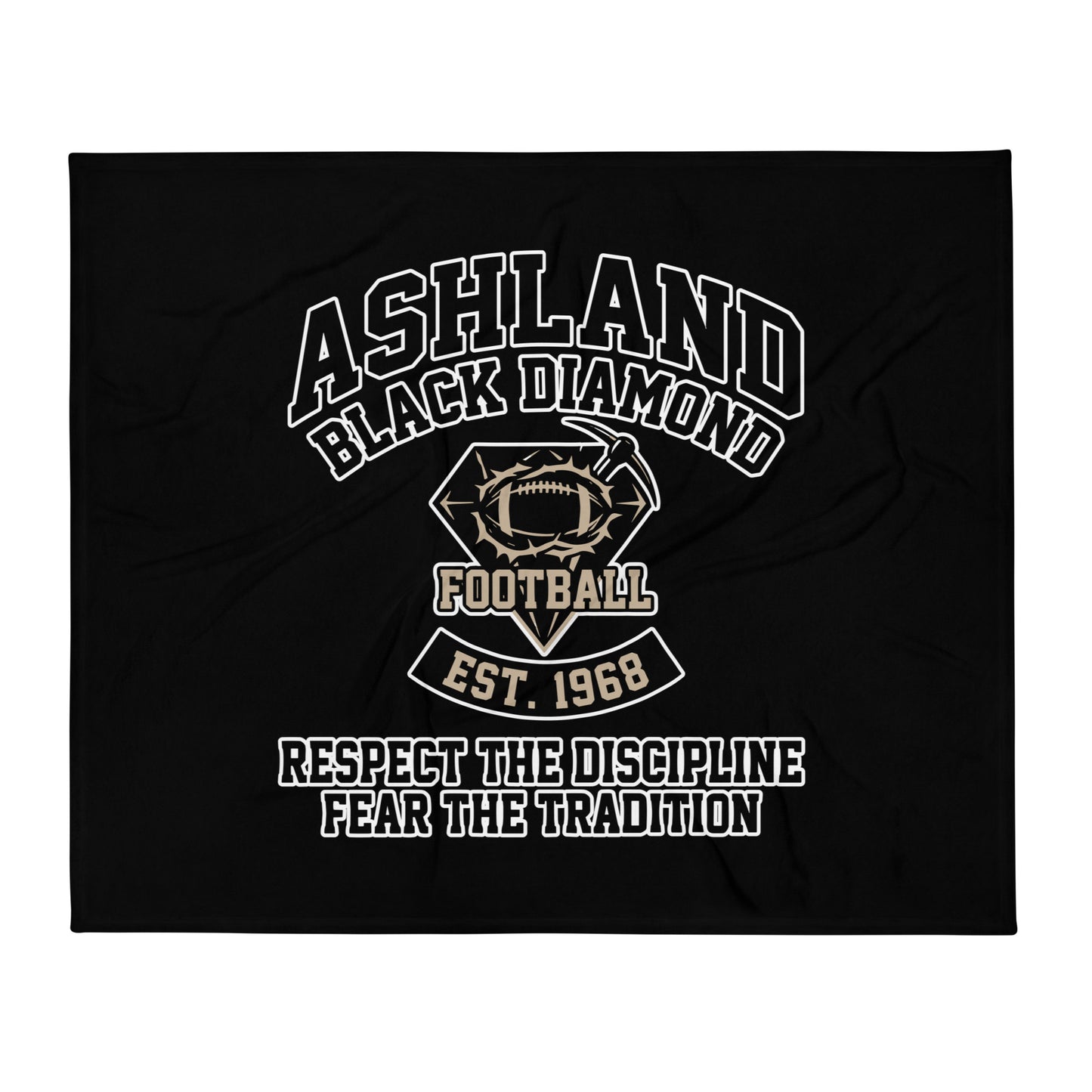 Throw Blanket | Ashland Black Diamonds | Emblem Logo