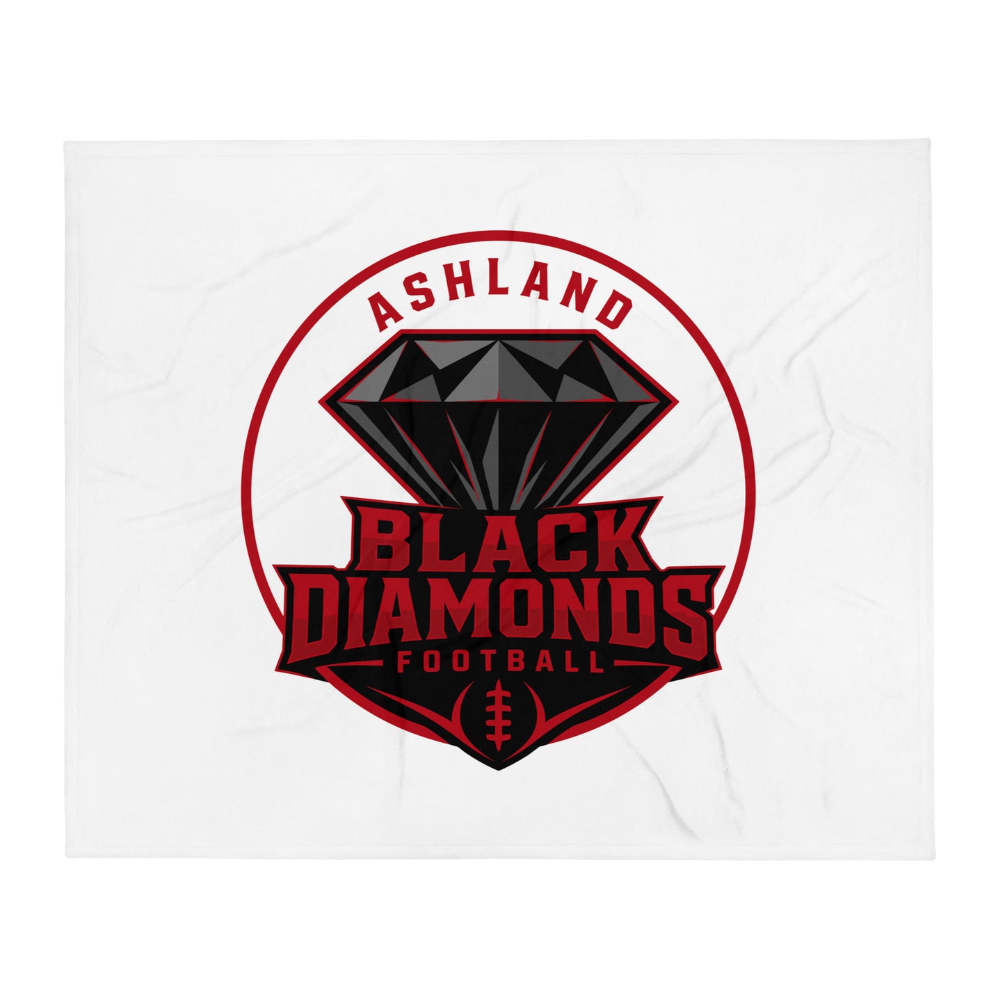 Throw Blanket | Ashland Black Diamonds | Badge Logo