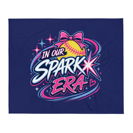 Throw Blanket | Carolina Sparkx | Athletics Logo