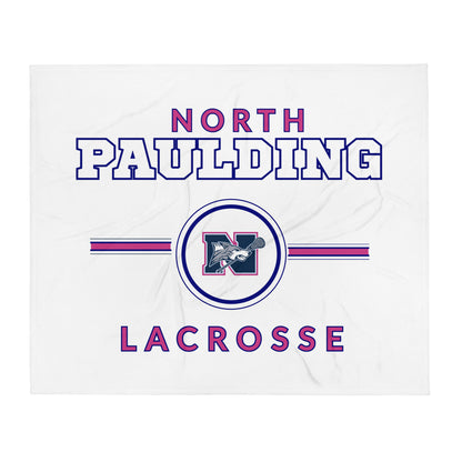 Throw Blanket | North Paulding Lacrosse | Valor Logo