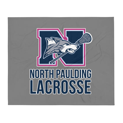 Throw Blanket | North Paulding Lacrosse | Vanguard Logo