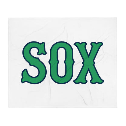 Throw Blanket | Greenville Sox | Emblem Logo