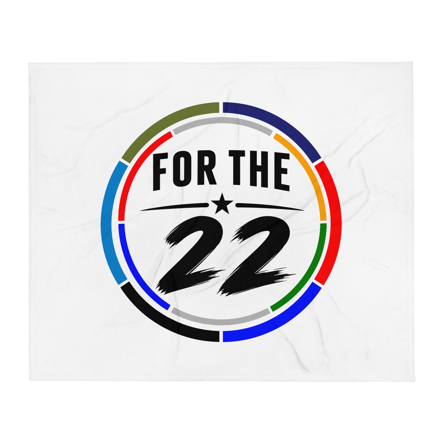 Throw Blanket | For the 22 | Honor Athletics Logo