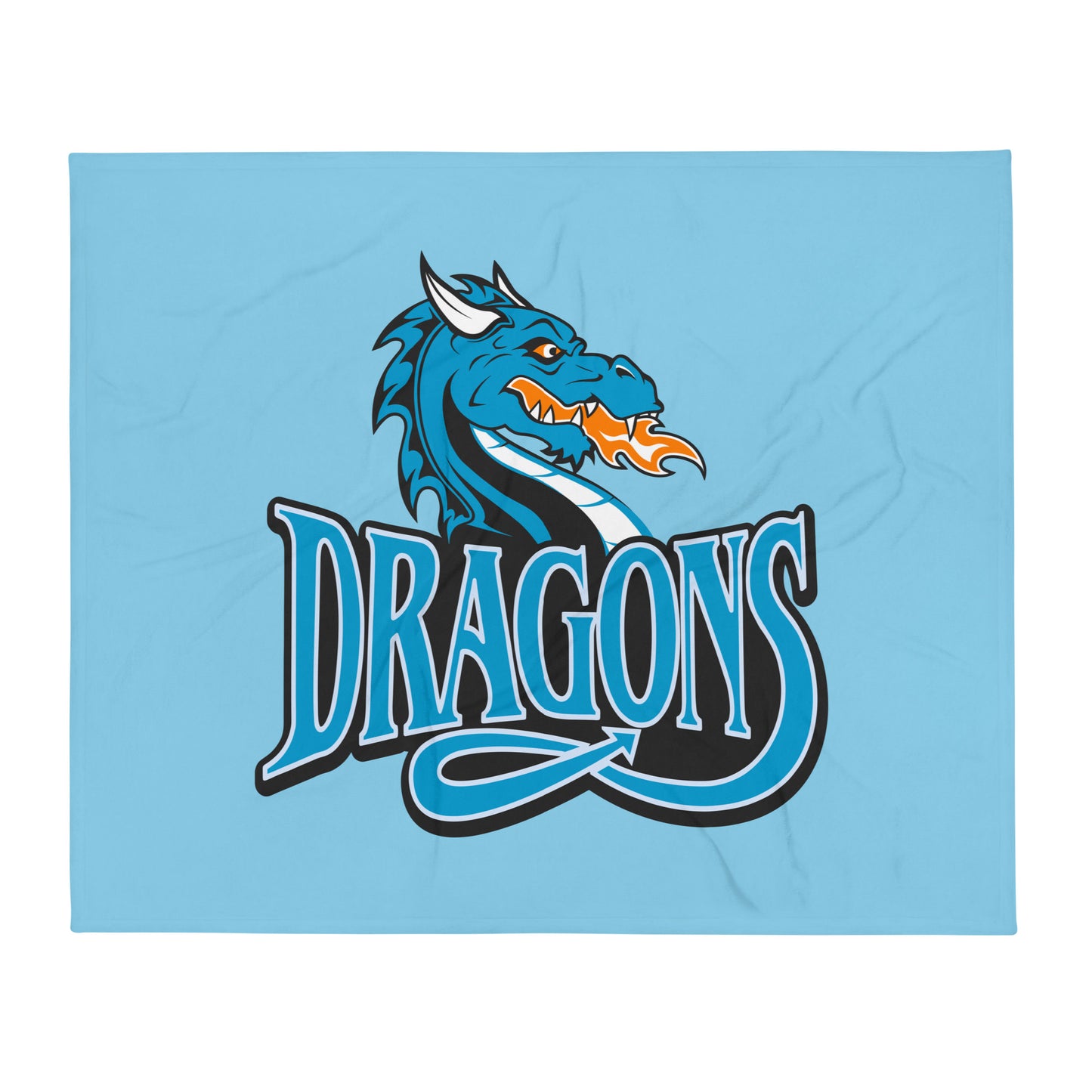 Throw Blanket | International Studies Middle School Volleyball | Emblem Logo