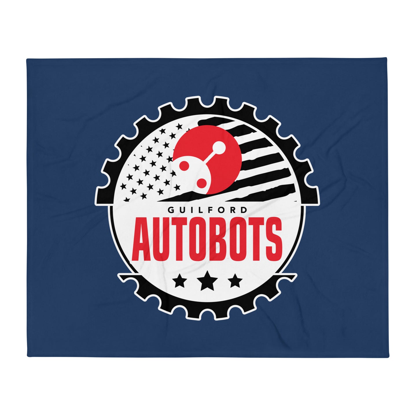 Throw Blanket | Guilford Autobots | Emblem Logo