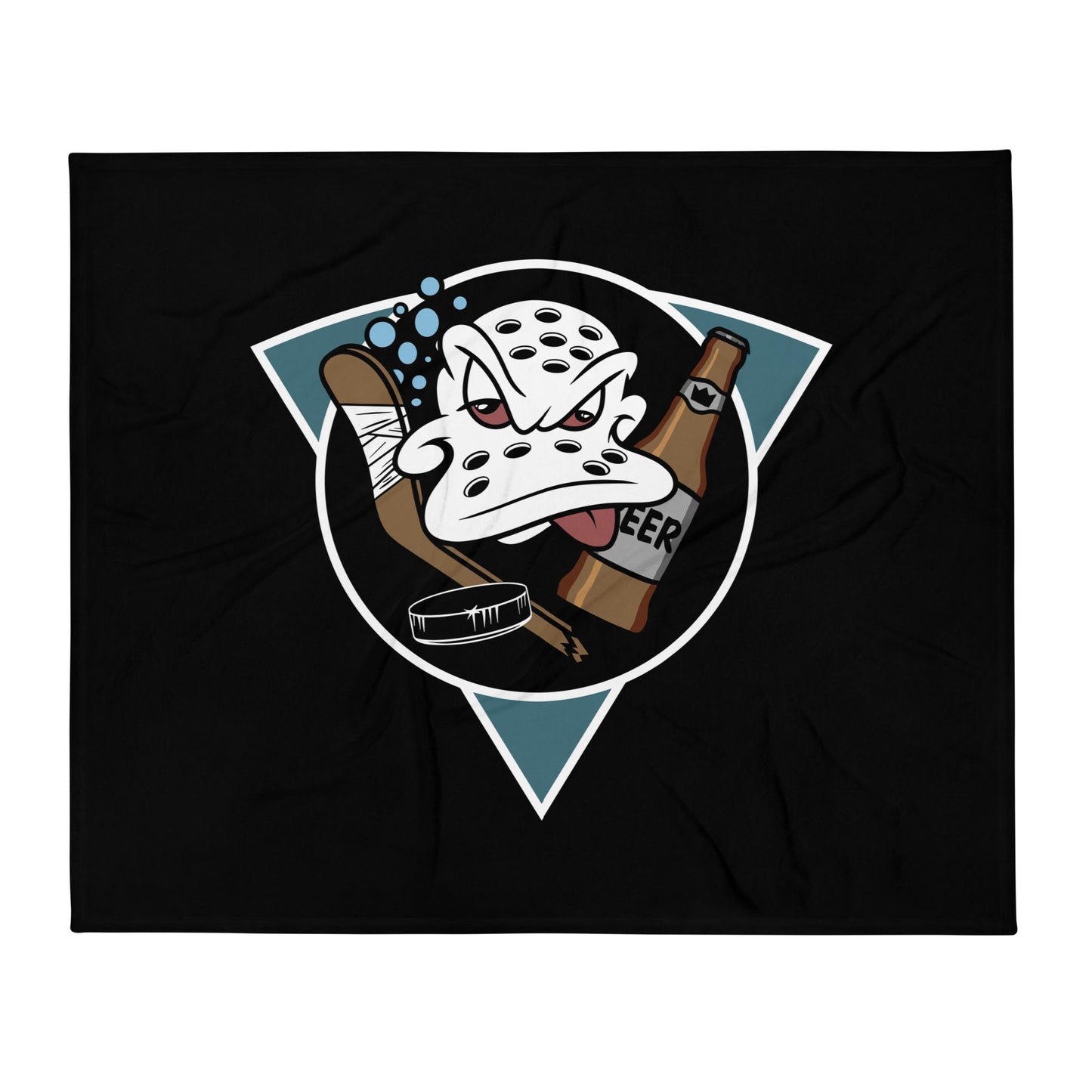 Throw Blanket | Mighty Drunks | Crest Logo