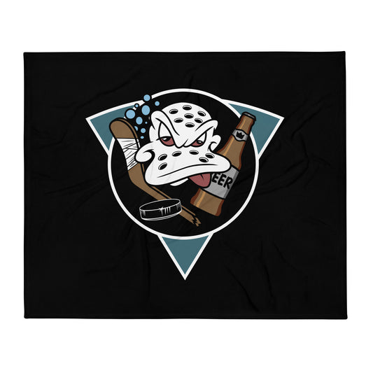 Throw Blanket | Mighty Drunks | Crest Logo