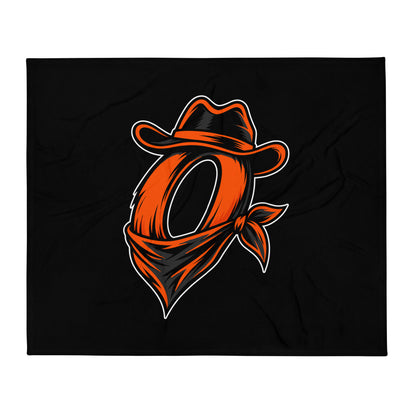 Throw Blanket | Louisiana Outlaws | Crest Logo