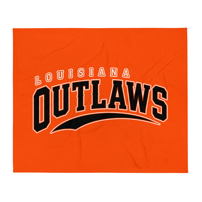Throw Blanket | Louisiana Outlaws | Vanguard Logo