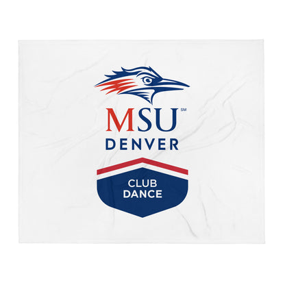Throw Blanket | MSU Denver Dance Team | Apex Logo