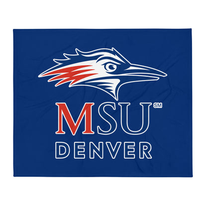 Throw Blanket | MSU Denver Dance Team | Titan Crest Logo