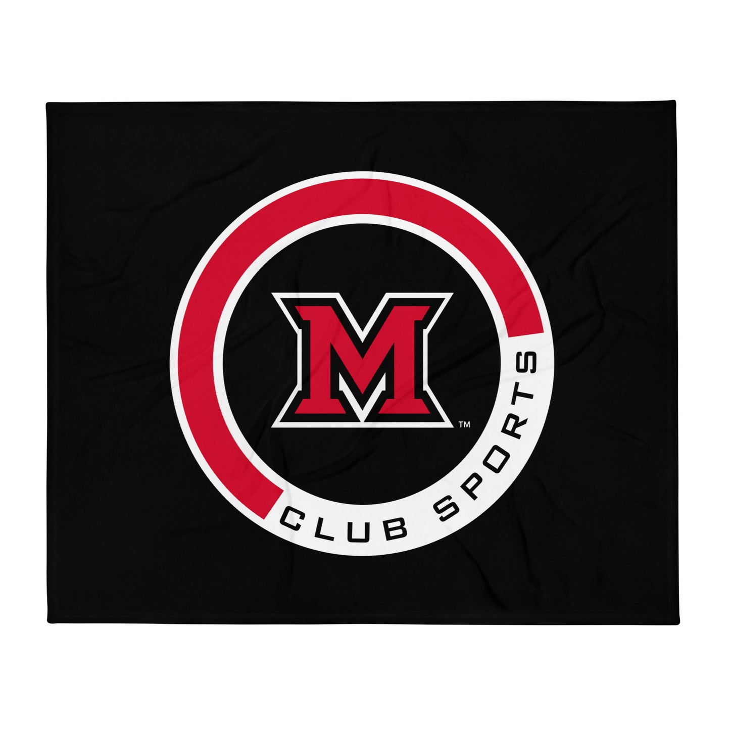 Throw Blanket | Miami Women's Hockey | Badge Logo