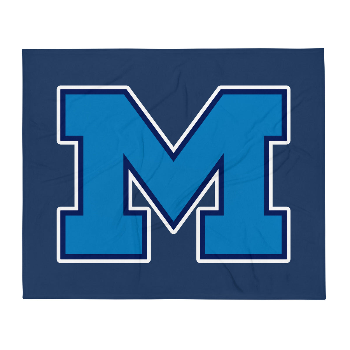 Throw Blanket | Medfield Softball | Lettermark Logo